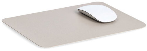 ZELLER Synthetic mouse pad, cream 27 × 21 cm - Mouse Pad - Main image