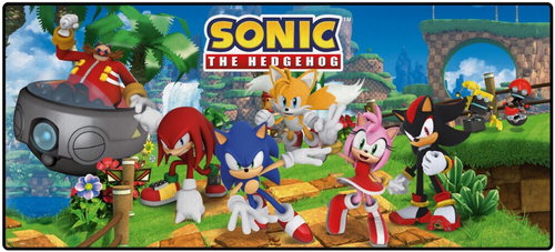 Sonic The Hedgehog: Characters - gaming mouse and keyboard mat - Mouse Pad - Main image