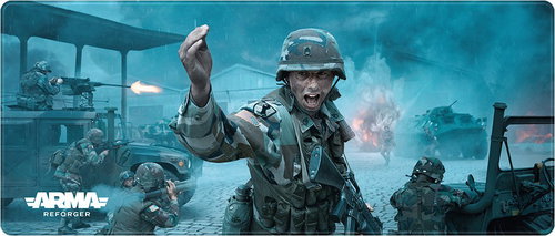 Bohemia Interactive Arma Reforger - OFFICIAL ART MOUSEMAT BIG 800×340mm - Mouse Pad - Main image
