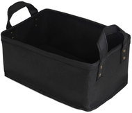 Compactor storage basket Basket Ecologic with two handles, black - Storage Box