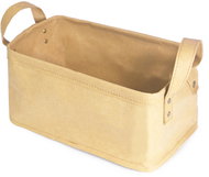 Compactor storage basket Basket Ecologic with two handles, beige - Storage Box