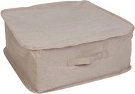 Compactor textile storage box SANDY with zipper for clothes and blankets 46 × 46 × 20,5 cm - Storage Box