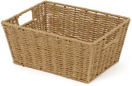 Compactor hand-knitted storage basket ETNA, cream - Storage Box