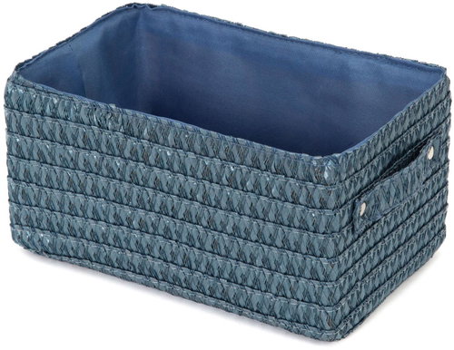Compactor storage basket LILOU, blue - Storage Box - Main image