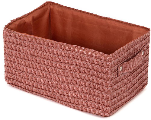 Compactor tárolókosár, LILOU, Terrakotta - Tároló doboz - Fő fotó