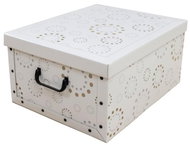Compactor Ring - karton box 50 x 40 x v.25 cm, bílá - Úložný box