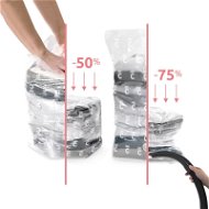 Compactor Vacuum Storage Bag DUAL Cube M - for use with vacuum cleaner and by hand, 65 x 33 x 74 cm - Vacuum Bag