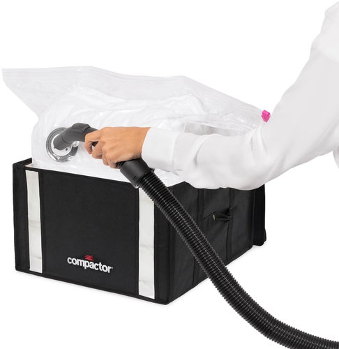 Compactor 3D Black Edition M 125 L vacuum storage box with sleeve - 42 x 40 x 25 cm - Vacuum Bag - Main image