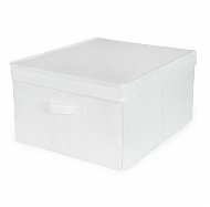 Compactor skladacia úložná kartónová škatuľa Wos, 40 × 50 × 25 cm, biela - Úložný box
