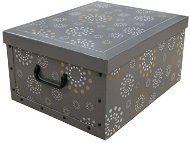 Compactor, skladacia úložná škatuľa Ring 50 × 40 × 25 cm, sivá - Úložný box