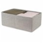 Compactor Aufbewahrungsbox Oxford 26 × 42 × 16,5 cm, Polyester, grau-beige - Aufbewahrungsbox