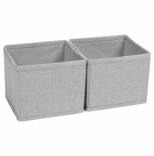 Compactor 2er-Set BOSTON 14 × 14 × 12 cm, grau - Aufbewahrungsbox - Hauptbild