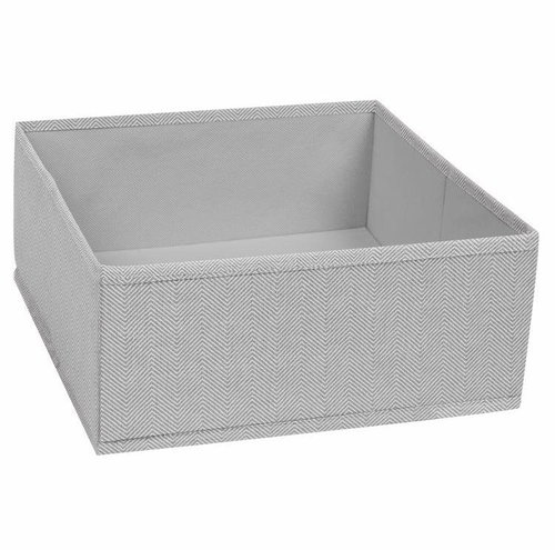 Compactor organiser BOSTON L 28 × 28 × 12 cm, grey - Storage Box - Main image