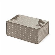 Compactor textilní úložný box na peřinu Rivoli 70 × 50 × 30 cm, hnědý - Úložný box