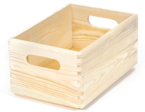 Compactor Wooden storage box SKYR, natural pine, XS - Storage Box - Main image