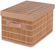 Compactor Nago Folding storage box with lid, bamboo, M - Storage Box