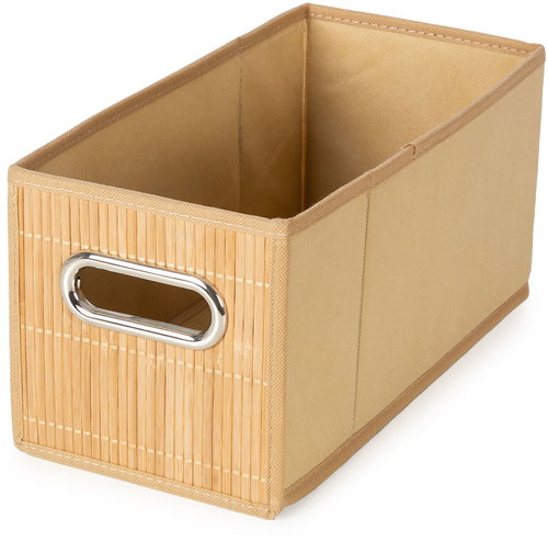 Compactor Anji Storage basket, bamboo with fabric S - Storage Basket - Main image