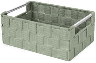 Compactor Storage basket with metal handles Tent, woven webbing, green S - Storage Box