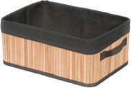 Compactor Storage basket Bamboo, 13 l, natural bamboo, black XXL - Storage Basket