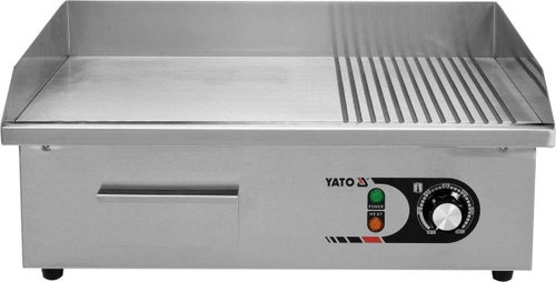 YATO Grill plate groove/smooth 3000W 550mm - Electric Grill - Main image