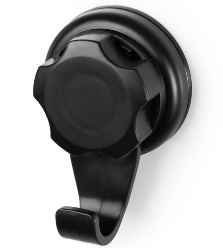Compactor Bestlock Black Bathroom Hooks with Suction Cups 2 pcs - Hook - Main image