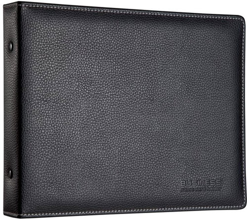 Comix Business card holder Comfort Plus 360 business cards A2103 black - Business Card Holder - Main image