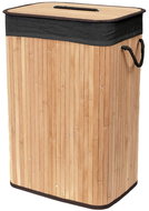 Compactor folding laundry basket Bamboo, black - Laundry Basket