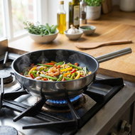 Combekk Stainless steel frying pan with ceramic surface 28 cm (152528) - Pan