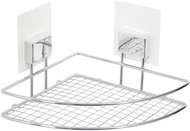 COMPACTOR Bestlock Magic Corner self-adhesive bathroom shelf, without drilling, chrome - Shelf