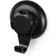 COMPACTOR Bestlock Black Bathroom hook with suction cups, without drilling, load capacity up to 6 kg - Hooks
