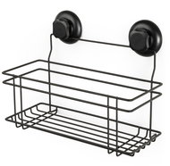 COMPACTOR Large wall shelf without drilling, black - Shelf