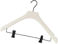 COMPACTOR Ramínko Lotus z přírodního dřeva, s klipsy na kalhoty, šířka 44 cm - Hanger