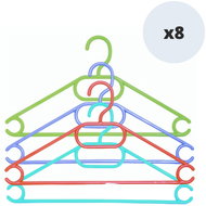 MSV Sada 8 ks dětských barevných ramínek - Hanger