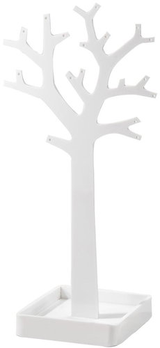 Compactor Tree, white plastic - Jewellery Stand - Main image