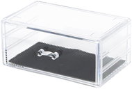 Compactor Jewellery organiser, 1 drawer, clear plastic - Jewelry Case