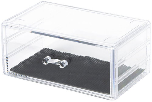 Compactor Jewellery organiser, 1 drawer, clear plastic - Jewelry Case - Main image