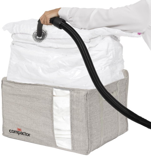 Compactor OXFORD vacuum storage box XL, 56 × 42 × 33 cm, hard case, polyester-cotton - Vacuum Bag - Main image
