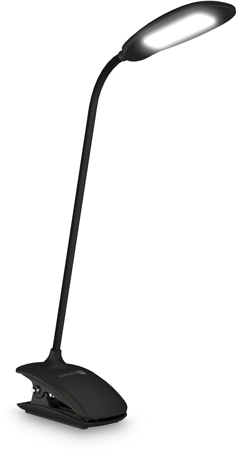 CONNECT IT CLIP klipsszel, LED, fekete