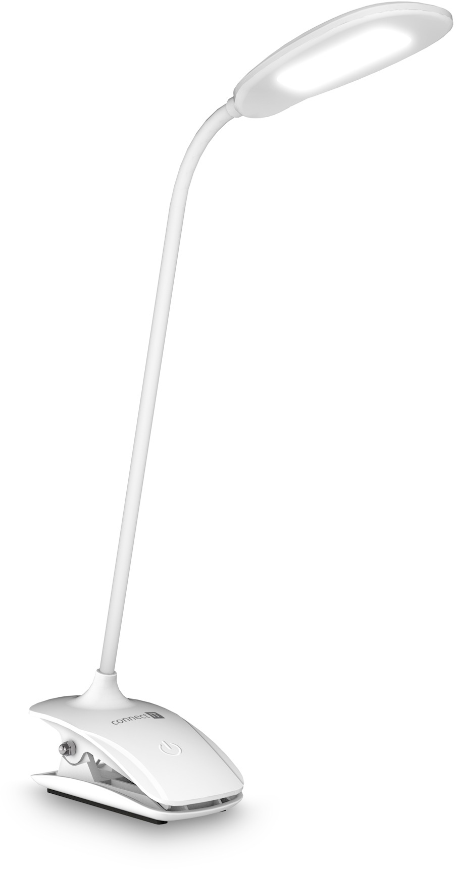 CONNECT IT CLIP klipsszel, LED, fehér