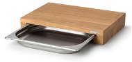 Continenta cutting board with drawer, oak, 39x27x6 cm - Chopping Board