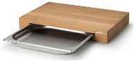 Continenta cutting board with drawer, oak, 48x32,5x6 cm - Chopping Board