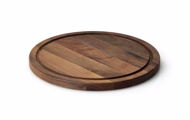 Continenta round steak serving board, walnut, 28 x 1,8 cm - Chopping Board