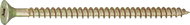 CONNEX Universal screw galvanized 5.0x80 mm, PZ, 150 pieces - Self-Tapping Screws