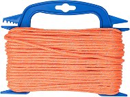 CONNEX PP pletené lano 16-pramenné, 4 mm × 20 m, reflexné oranžové, navíjač - Lano