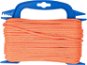 CONNEX PP pletené lano 16-pramenné, 4 mm × 20 m, reflexné oranžové, navíjač - Lano