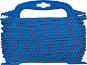 CONNEX PP pletené lano 8-pramenné, 6 mm × 20 m, modré/červené, navíjač - Lano