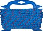 CONNEX PP pletené lano 8pramenné, 8 mm × 15 m, modrá/červ., navíječ - Rope