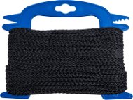 CONNEX PP pletené lano 8-pramenné, 4 mm × 20 m, rôzne farby (čierne, zelené), navíjač - Lano