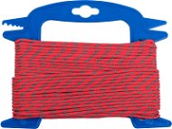 CONNEX PP pletená šnůra 16pramenná, 3 mm × 20 m, červená/zelená, navíječ - Šňůra