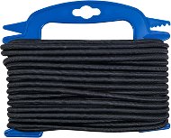 CONNEX PP gumové lano, 6 mm × 15 m, černá, navíječ - Rope